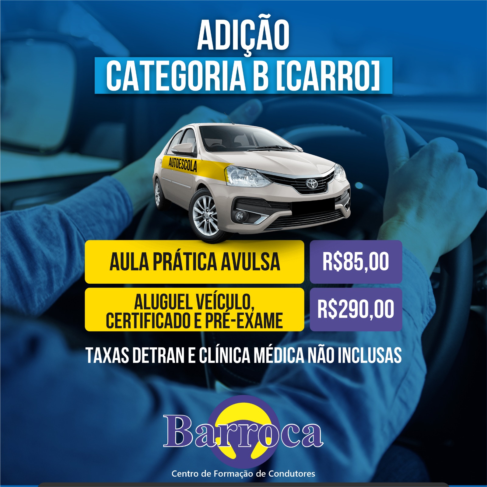 Adição de categoria B