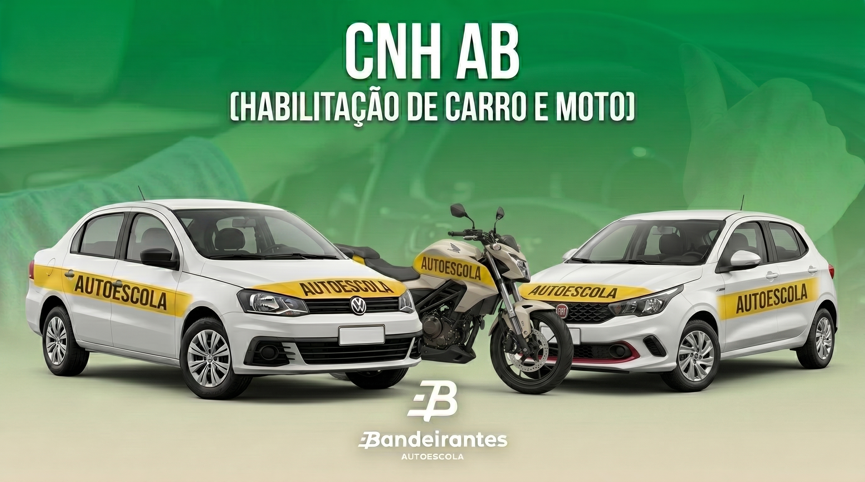 CNH AB: 4 AULAS PRÁTICAS CAT (A) + 4 AULAS PRÁTICAS CAT (B)
