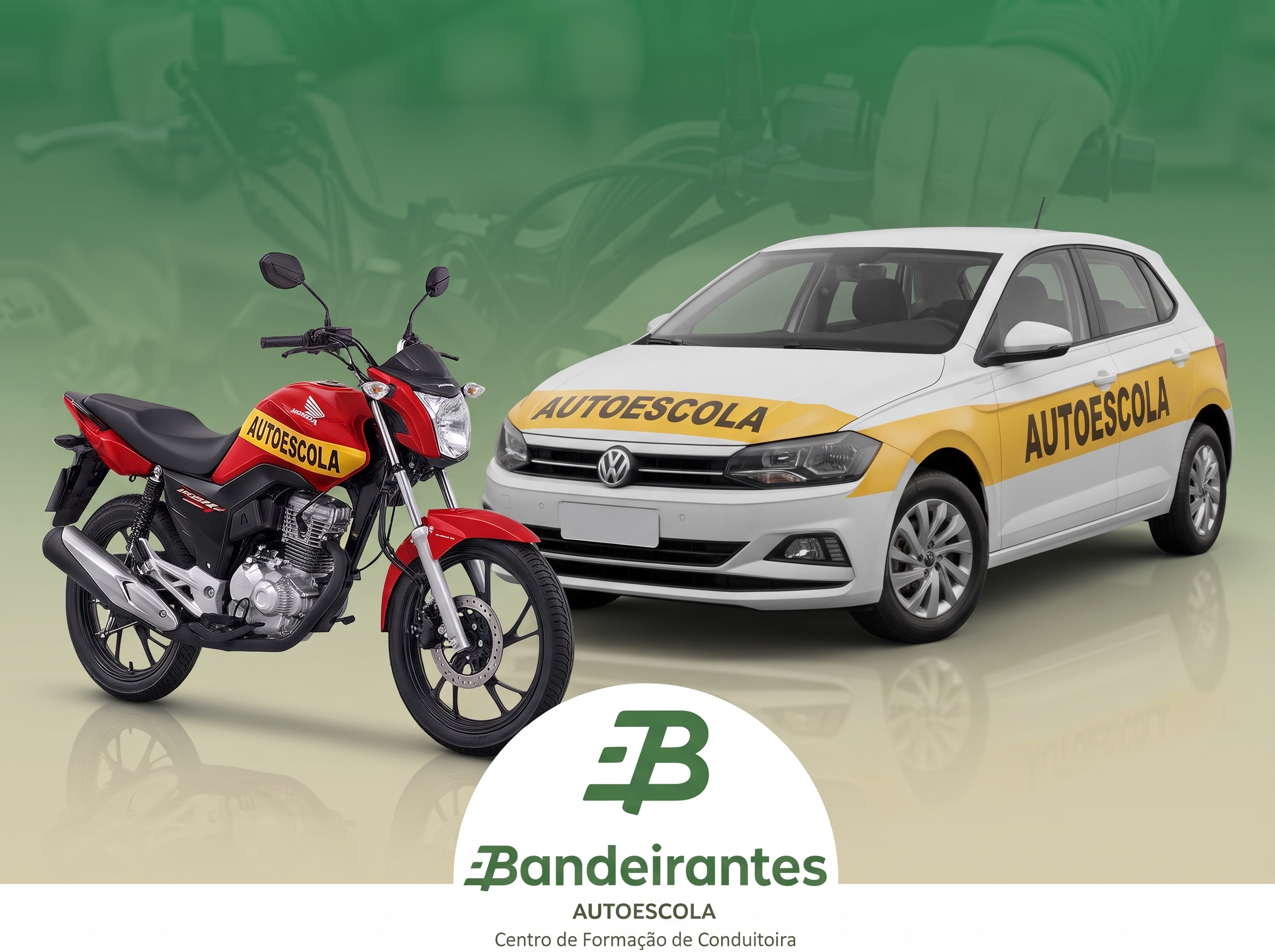 CNH AB: 2 AULAS PRÁTICAS CAT (A) + 2 AULAS PRÁTICAS CAT (B)